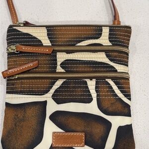 Dooney & Bourke Giraffe Pattern Crossbody